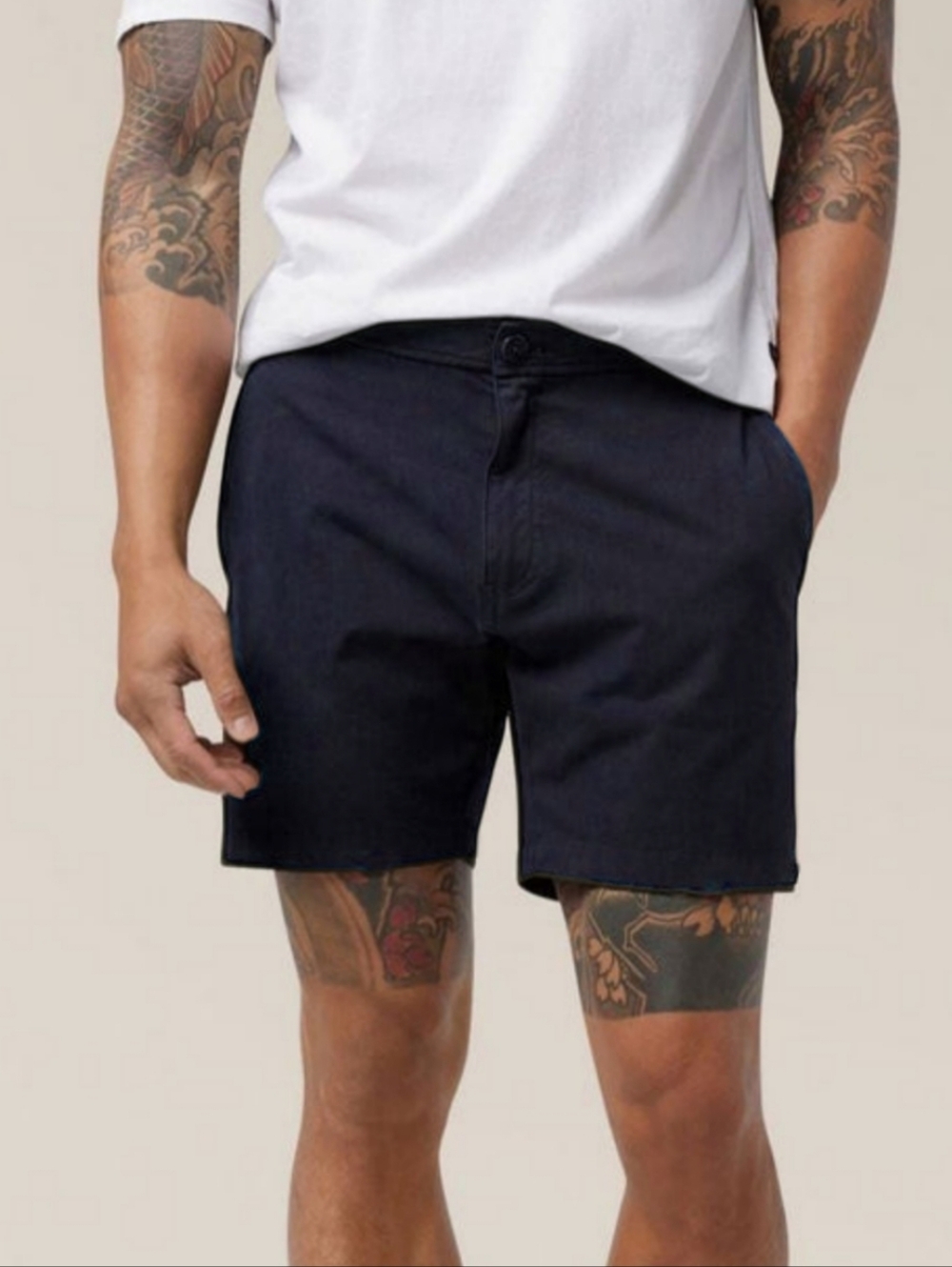 Good Man Brand Flex Pro Jersey Shorts Navy XXL 7” Inseam NWT